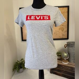 Levi’s Heathered grey tee XS